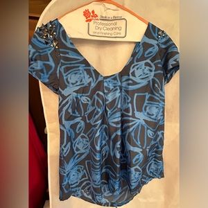 REBECCA TAYLOR SILK BLOUSE